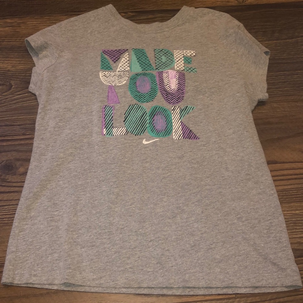 Nike “made you look” kids shirt